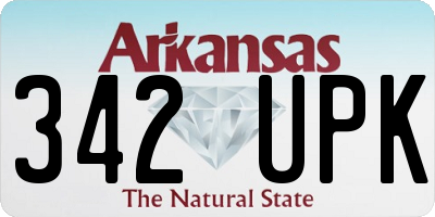 AR license plate 342UPK