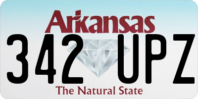 AR license plate 342UPZ