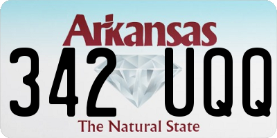 AR license plate 342UQQ