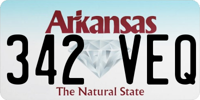 AR license plate 342VEQ
