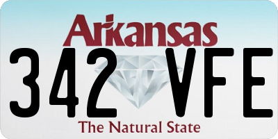 AR license plate 342VFE