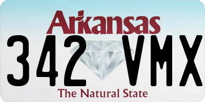 AR license plate 342VMX