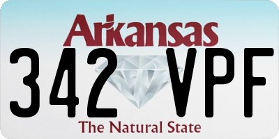 AR license plate 342VPF