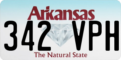 AR license plate 342VPH