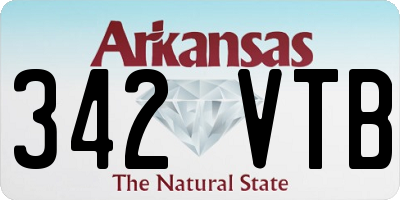 AR license plate 342VTB