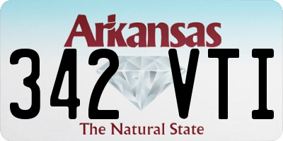 AR license plate 342VTI