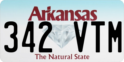 AR license plate 342VTM