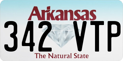 AR license plate 342VTP