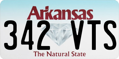 AR license plate 342VTS