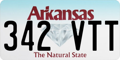 AR license plate 342VTT