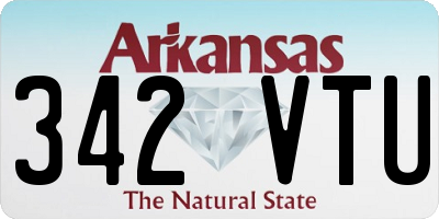 AR license plate 342VTU
