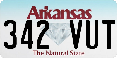AR license plate 342VUT