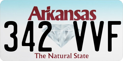 AR license plate 342VVF