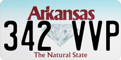 AR license plate 342VVP