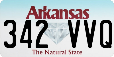 AR license plate 342VVQ