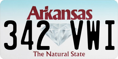 AR license plate 342VWI