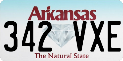 AR license plate 342VXE