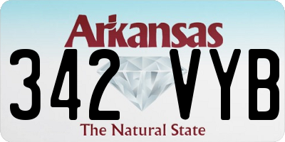 AR license plate 342VYB