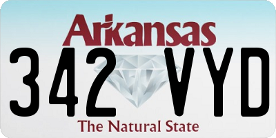AR license plate 342VYD
