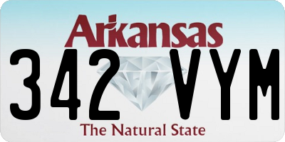 AR license plate 342VYM