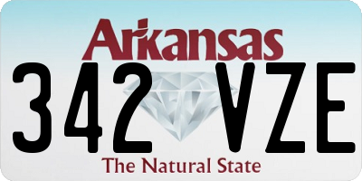 AR license plate 342VZE