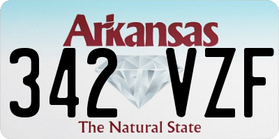AR license plate 342VZF