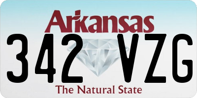 AR license plate 342VZG