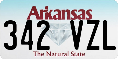 AR license plate 342VZL