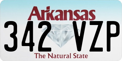 AR license plate 342VZP