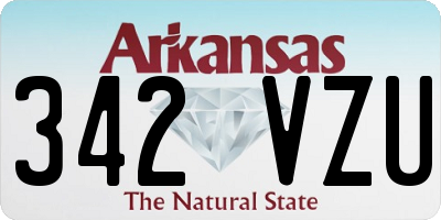 AR license plate 342VZU