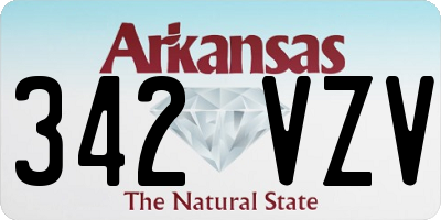AR license plate 342VZV