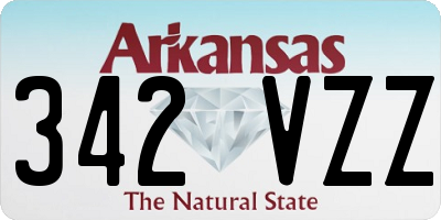 AR license plate 342VZZ