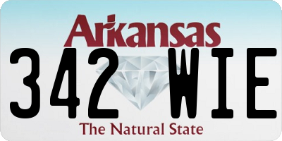AR license plate 342WIE