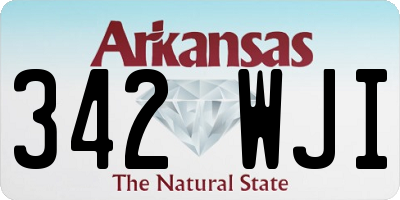 AR license plate 342WJI