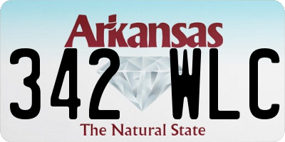 AR license plate 342WLC