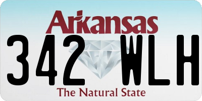 AR license plate 342WLH