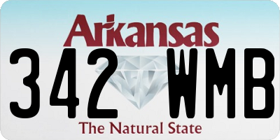 AR license plate 342WMB