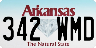 AR license plate 342WMD