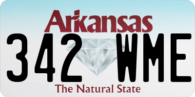 AR license plate 342WME