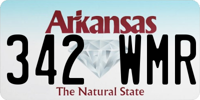 AR license plate 342WMR