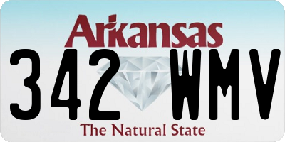 AR license plate 342WMV