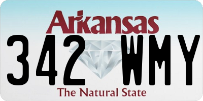 AR license plate 342WMY