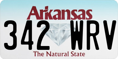 AR license plate 342WRV