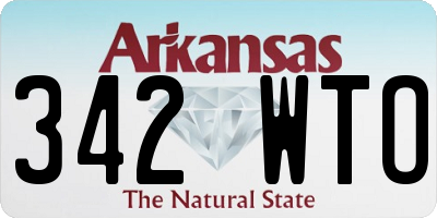 AR license plate 342WTO