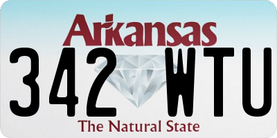 AR license plate 342WTU