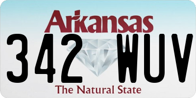 AR license plate 342WUV