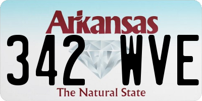 AR license plate 342WVE