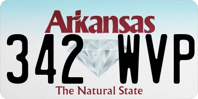 AR license plate 342WVP