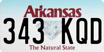 AR license plate 343KQD