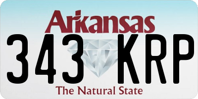AR license plate 343KRP